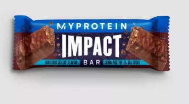 Myprotein Impact Protein Barrita Chocolate Negro Sal Marina 64 gr