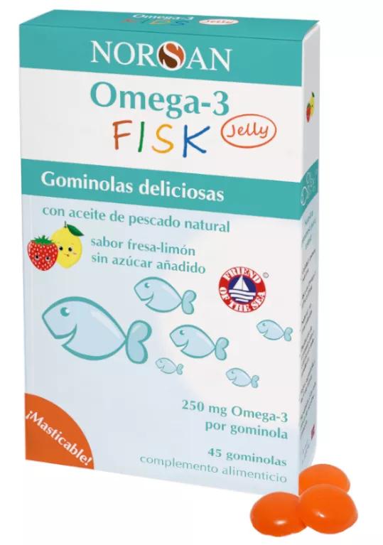 Norsan Oméga-3 Fisk 45 Gummies