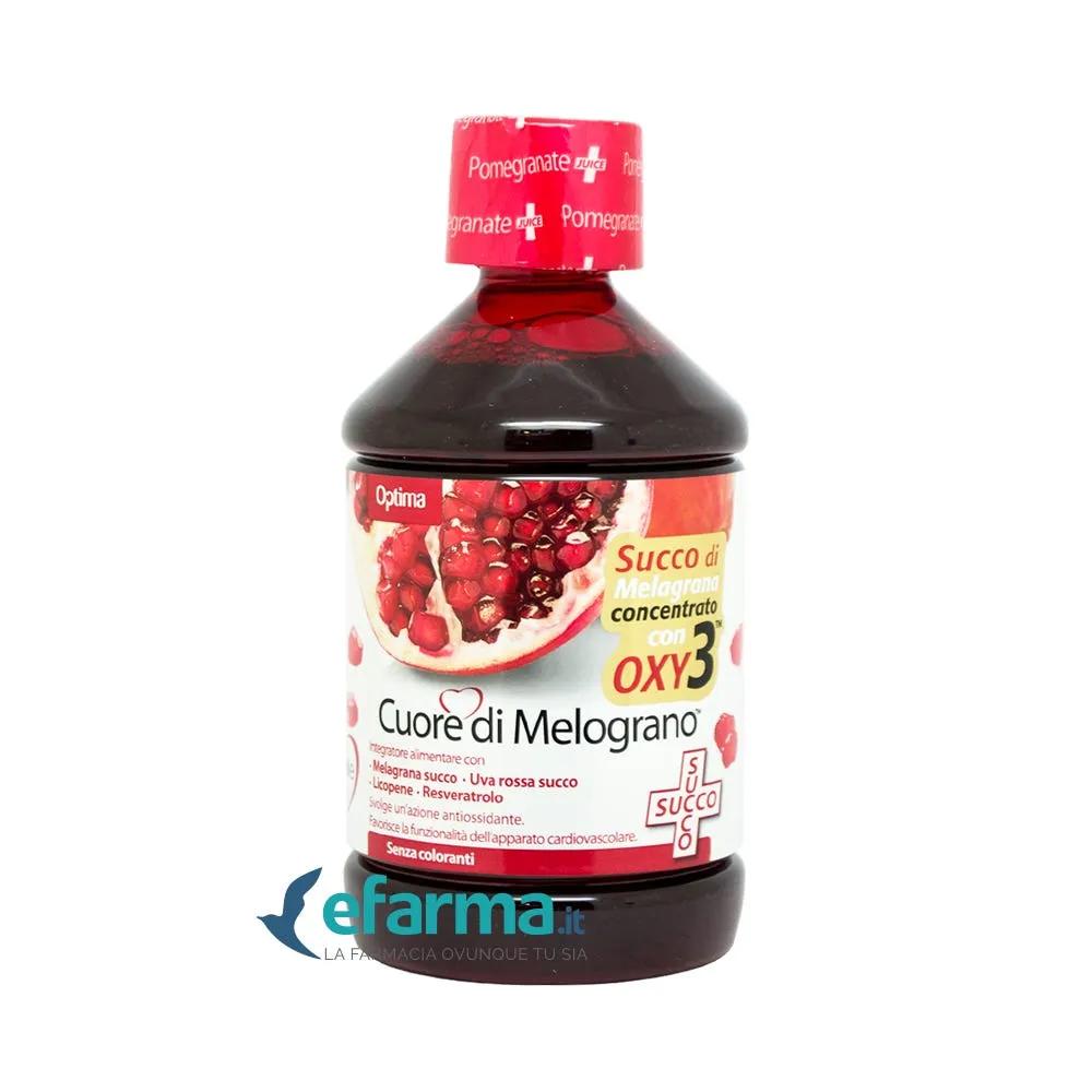 Optima Cuore Di Melograno Succo con Oxy3 Integratore Antiossidante 500 ml