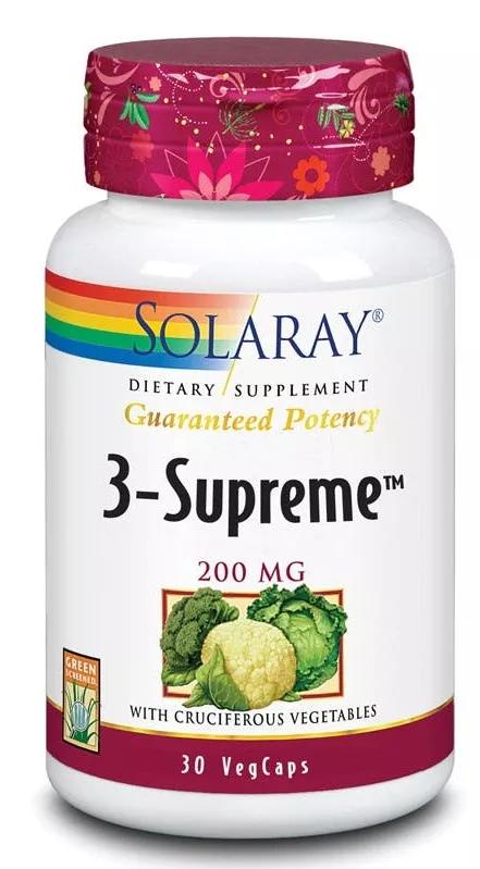 Solaray 3 Supreme 200mg 30 Cápsulas Vegetais