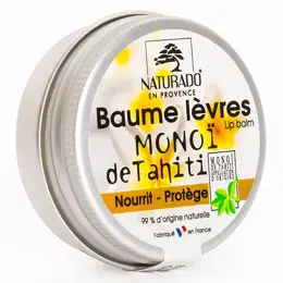 Naturado en Provence - Baume Lèvres au Monoï de Tahiti - 15 ml