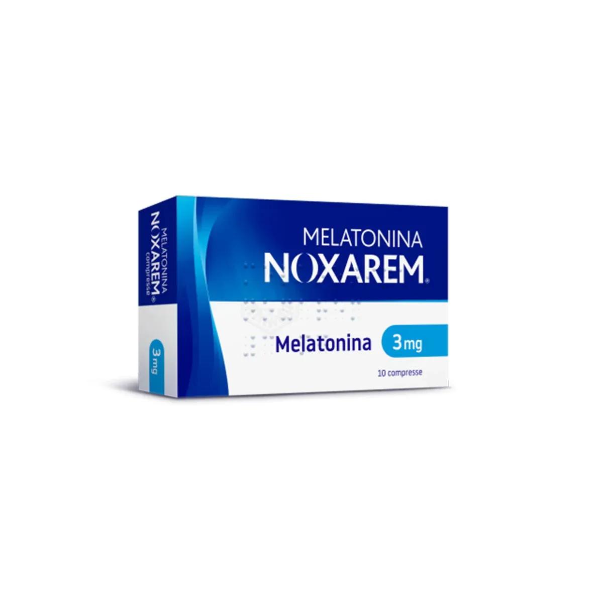 Melatonina Noxarem 3mg Per Riposo Notturno e Jet Lag 30 Compresse