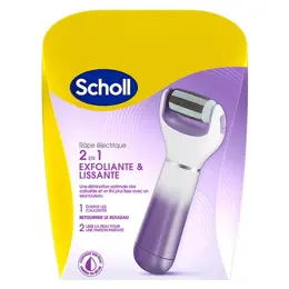 Scholl Velvet Smooth Râpe Électrique 2 en 1 Exfoliante & Lissante