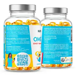 Nutri & Co Les Oméga-3 Huile de Poissons Sauvages 60 gélules