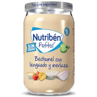 Nutribén Potito Bechamel Lenguado y Merluza +6m 235 gr