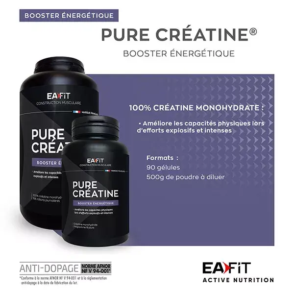 Eafit Pure Creatine energy Explosive 90 softgels