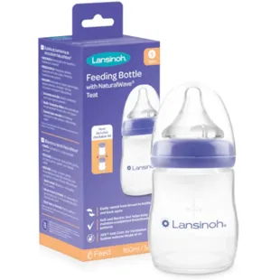 Lansinoh Baby Bottle with Natural Wave Teat 160 ml