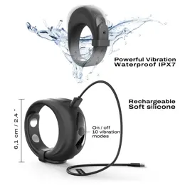Marc Dorcel Fit Vibe Ring - Anneau Ajustable, Vibrant et Rechargeable