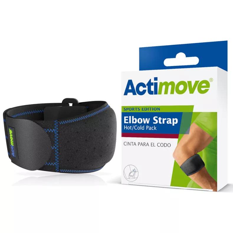 Actimove Elbow Strap, Adjustable, Universal Size, Hot/Cold Therapy