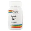 Solaray Fer 14mg 60 capsules végétales