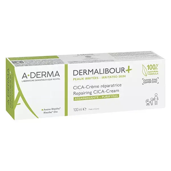Aderma Dermalibour+ Cica Repairing Sanitizing Cream 100ml