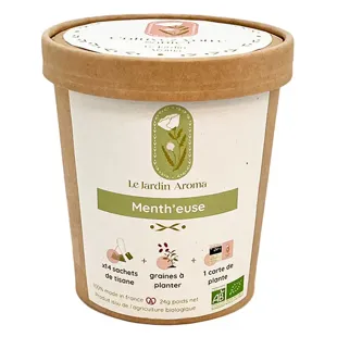 The Aromatic Garden Menth'euse Bustine di tè in vaso x12