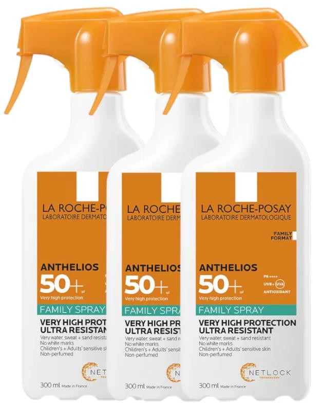 La Roche Posay Anthelios Familie Spray SPF50+ 3x300 ml