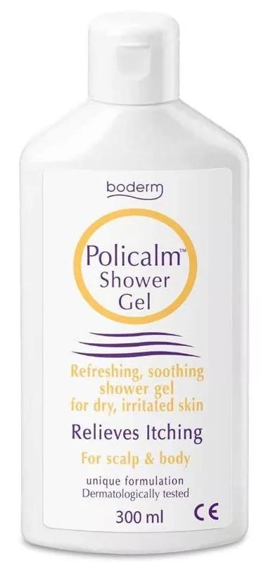 Boderm Policalm Duschgel, 300 Ml – Für Trockene & Gereizte Haut, Sulfatfrei, PH 5.5
