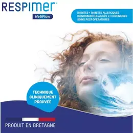 Respimer Netiflow Recharges pour Irrigation Nasale Lot de 3x30 sachets