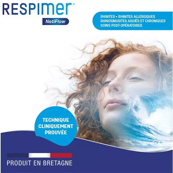 Respimer Netiflow Recharges pour Irrigation Nasale Lot de 3x16 sachets