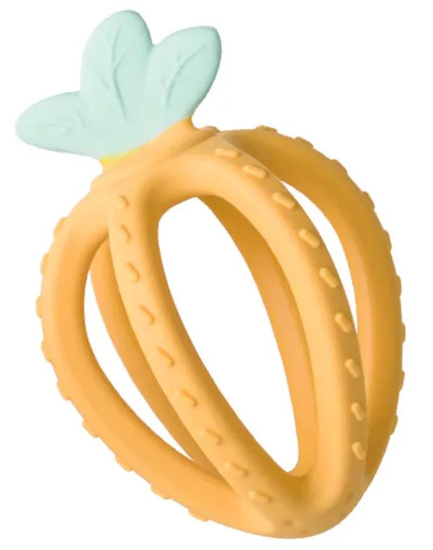 Saro Fresh Fruit Mustard Silicone Teether