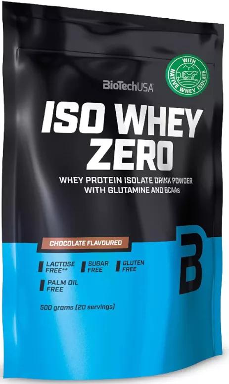 Biotech Usa Iso Whey Zero Proteína Chocolate 500 gr