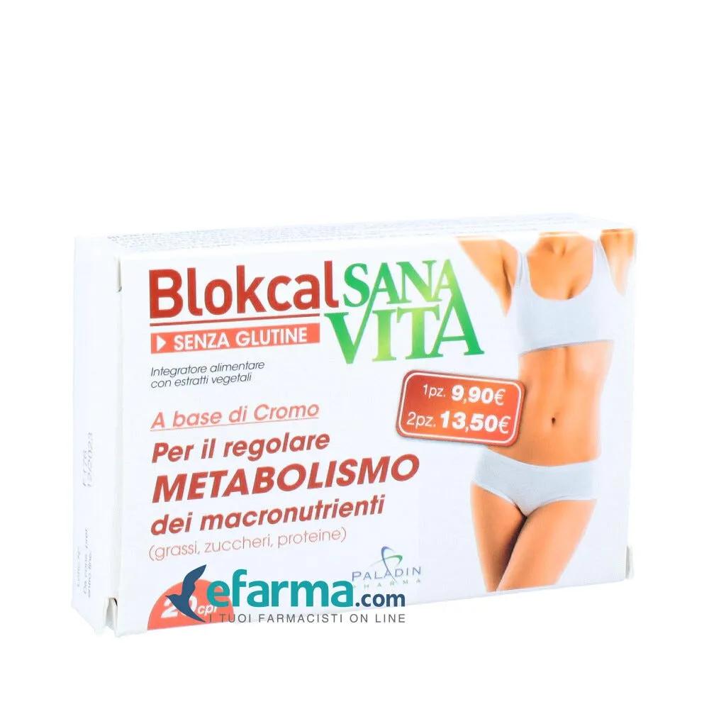 Sanavita Blokcal Integratore Metabolismo Dei Grassi 20 Compresse