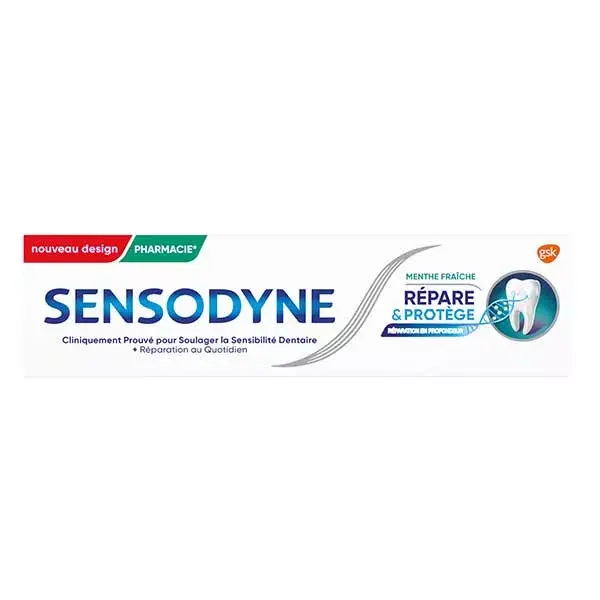 Sensodyne Dentifrice Répare et Protége Menthe Fraiche 75ml