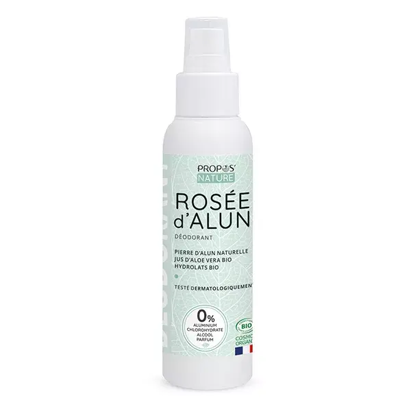 Propos'Nature - Spray déodorant Rosée d'Alun - 99% naturel - 100ml