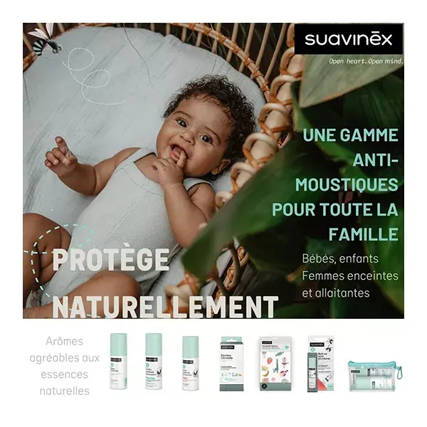 Suavinex Spray à la Citronelle Anti-Moustiques Bébé 6M+ 100 mL