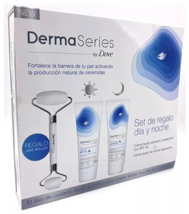 Dove Dermaseries Creme de Dia + Creme Noite + ROLLER DE OFERTA