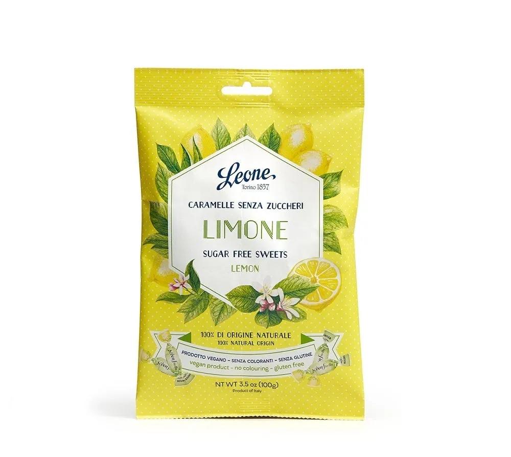 Pastiglie Leone Caramelle Limone Senza Zuccheri 100 g