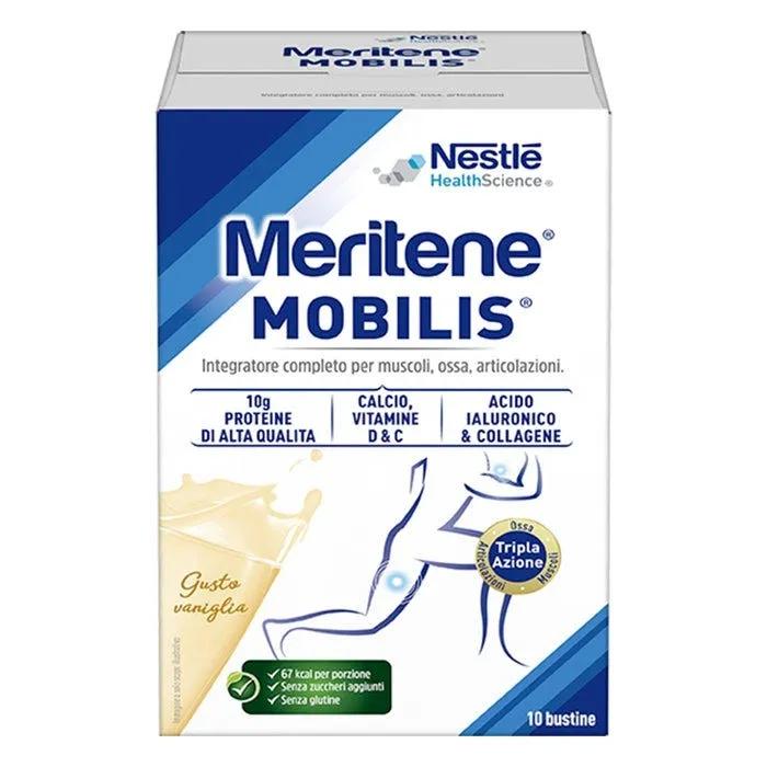 Meritene Mobilis Vaniglia Integratore Muscoli Ossa Articolazioni 10 bustine