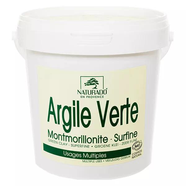 Naturado verde arcilla montmorillonita 1 kg cubo