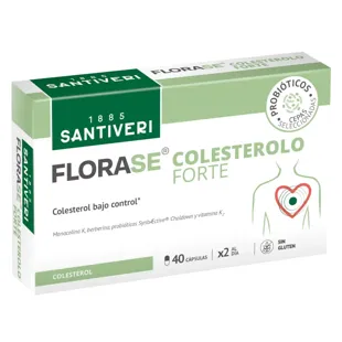 Florase Colesterolo Forte Santiveri 40 Capsules