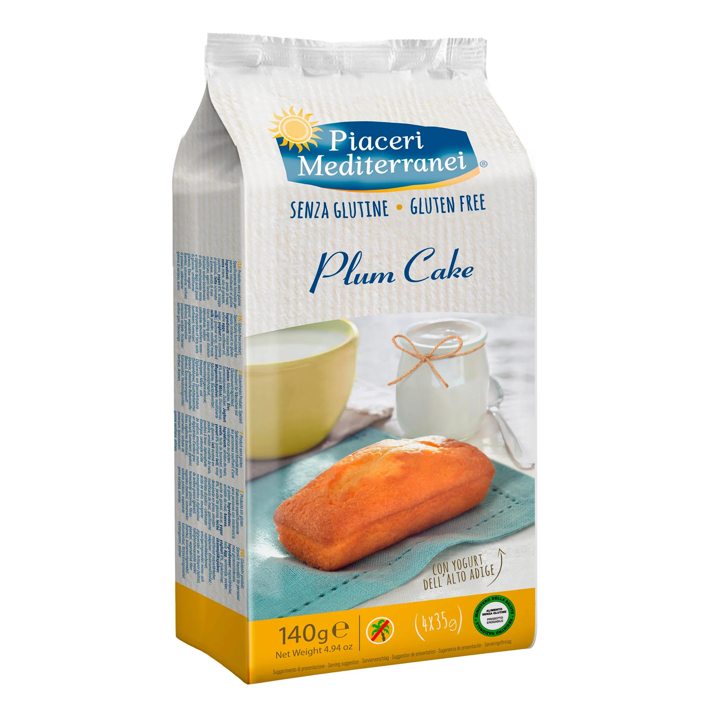 Piaceri Mediterranei Plumcake Senza Glutine 4x35 g