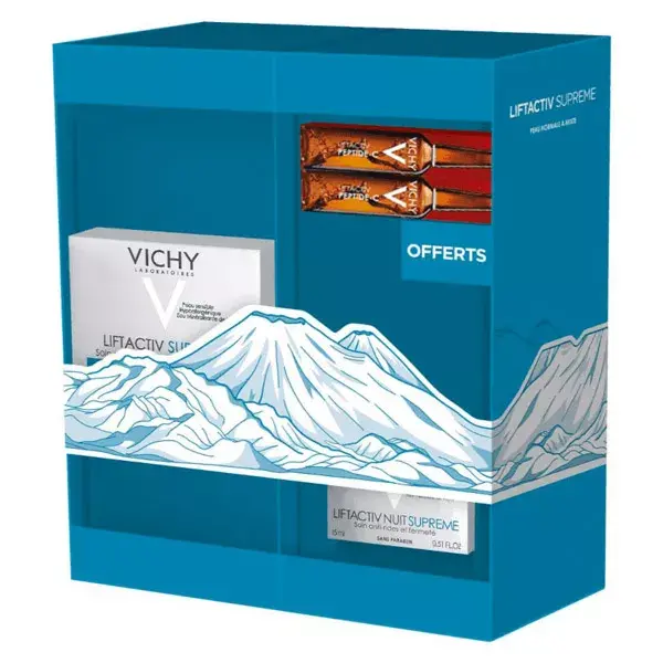 Vichy Coffret LiftActiv Suprême Pieles Mixtas 50ml + 2 ampollas 1,8ml Oferta y Crema de Noche 15ml Oferta