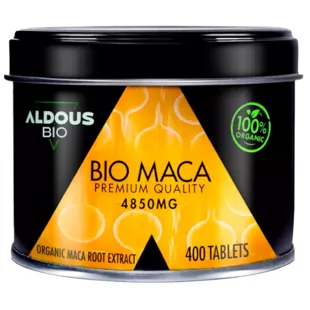Aldous Bio Extrait de Maca Andine Bio 400 Comprimés