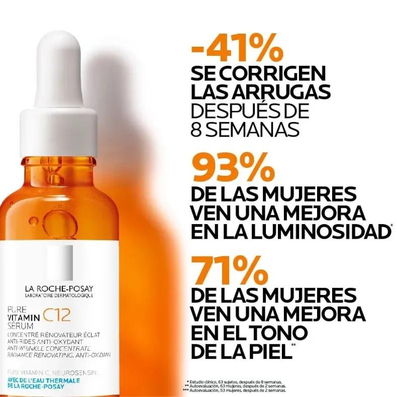 Sérum Pur à La Vitamine C10 30ml - Éclaircissement, Anti-âge, Raffermissant Peau - Neuf