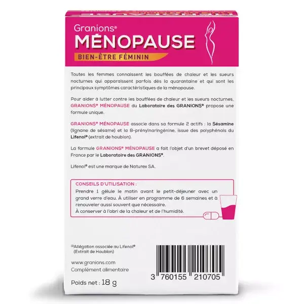 Granions menopausia Menogyn 56 cpsulas