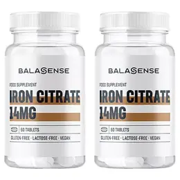 Balasense Citrate de Fer Lot de 2 x 60 comprimés