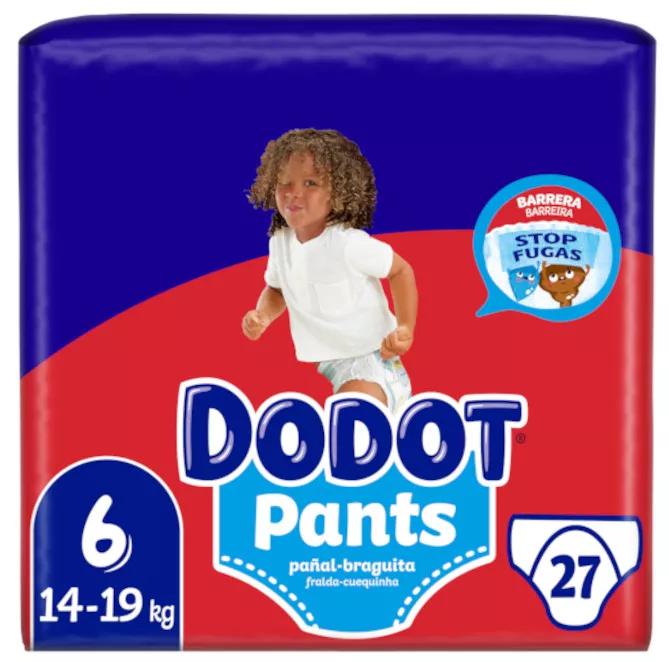 Imagen de Dodot Pants Pañales Braguita T6 (+15 Kg) 27 uds