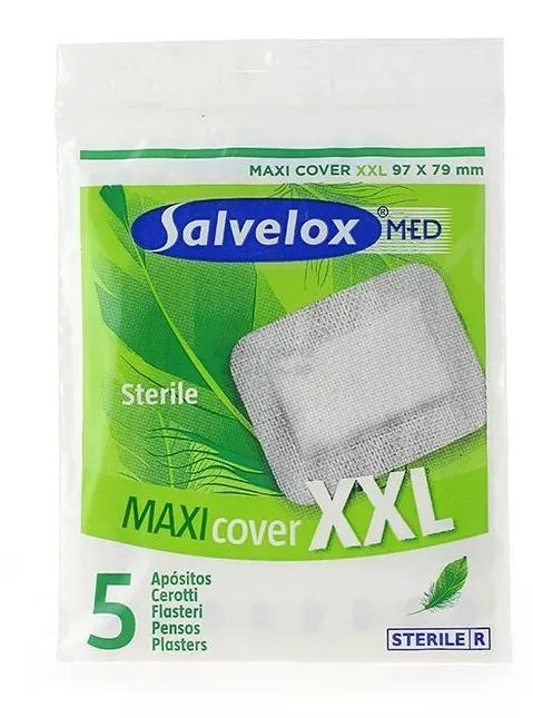 Salvelox Maxi Couverture XXL 97 mm x 79 mm 5 Pansements
