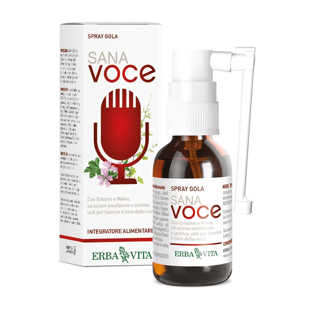 Erba Vita Sana Voce Spray Gola Integratore Mucosa Orofaringea 30 ml