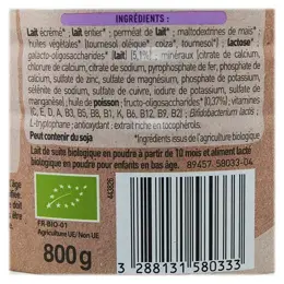 Babybio Lait Infantile Optima Croissance 3ème Âge Bio 800g