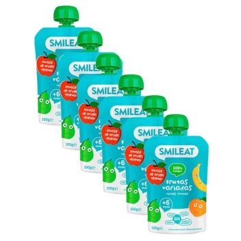 Smileat Pouch Frutas Variadas Ecológico 6 uds - Atida
