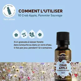 Biofloral 10 Crab Apple Pommier Sauvage Granules Bio Fleur De Bach 19,5 Gr