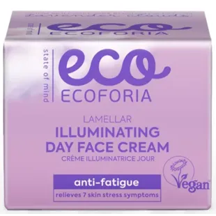 Ecoforia Lavender Clouds Lamellar Illuminating Facial Day Cream 50 ml