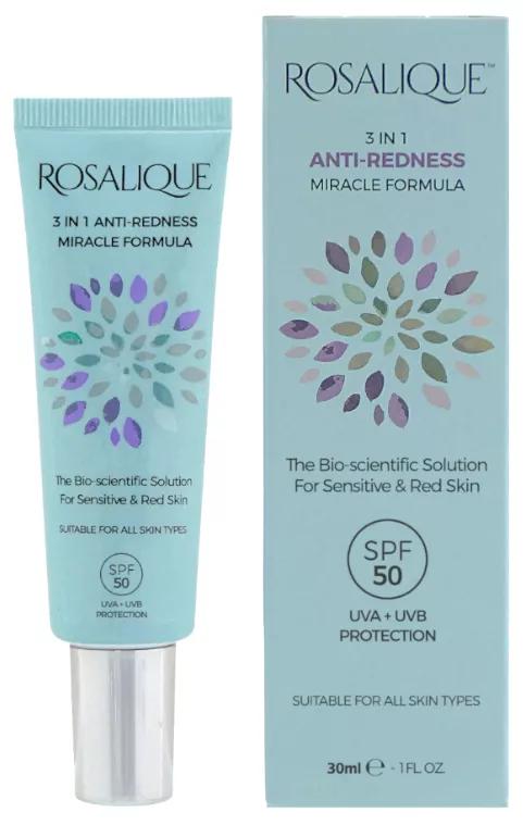 Rosalique Formule Miracle Anti-Rougeurs 3 en 1 SPF50 30 ml