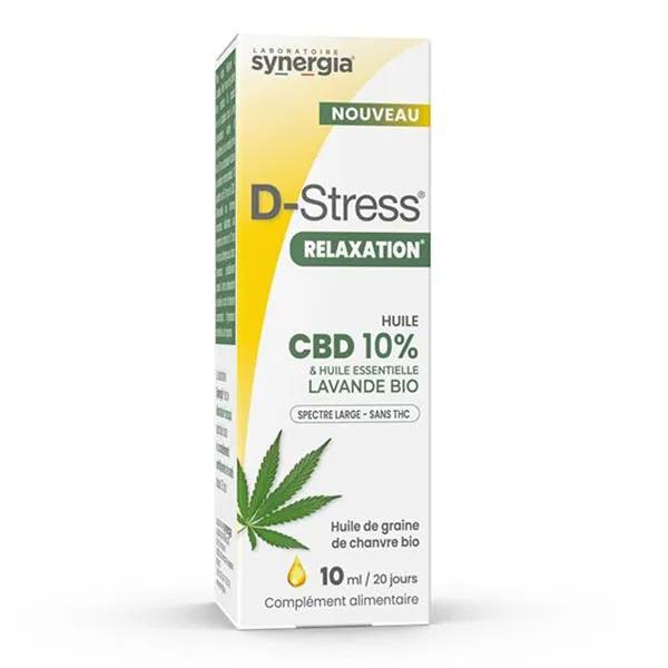 D-Stress Relaxation Aceite CBD 10% - Pipeta botella 10 ml