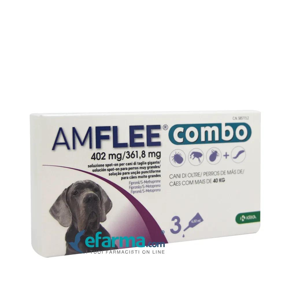 Amflee Combo Cani <40 Kg 402mg+361,8mg 3 Pipette