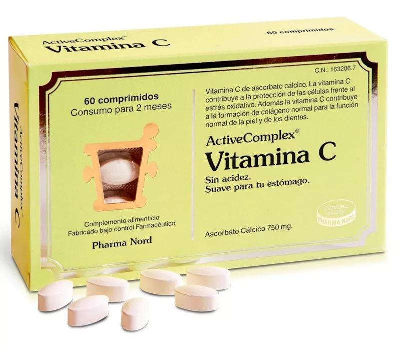 ActiveComplex Vitamine C Acide Ascorbique 60 Comprimés Pharma Nord