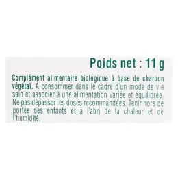 Biosens Charbon Actif Bio 40 gélules