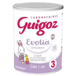 Guigoz Evolia A2 Lait Croissance 3ème âge 800g